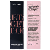 Simply Sexy Lets Get It On Pheromone Perfume 9.2ml Bottle Perfume Spray